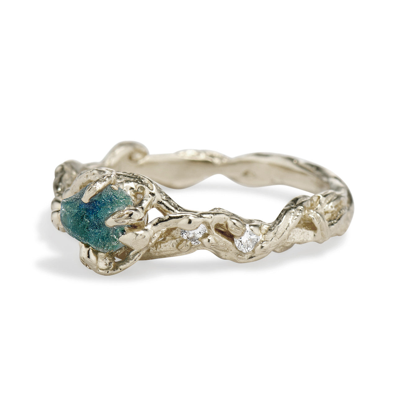 PAYMENTS 1-4 Woodland Solitaire w/ Vivid Blue Australian Sapphire by John Dyer