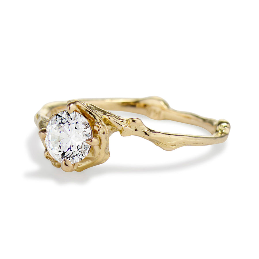 Demi Naples Diamond Solitaire Ring