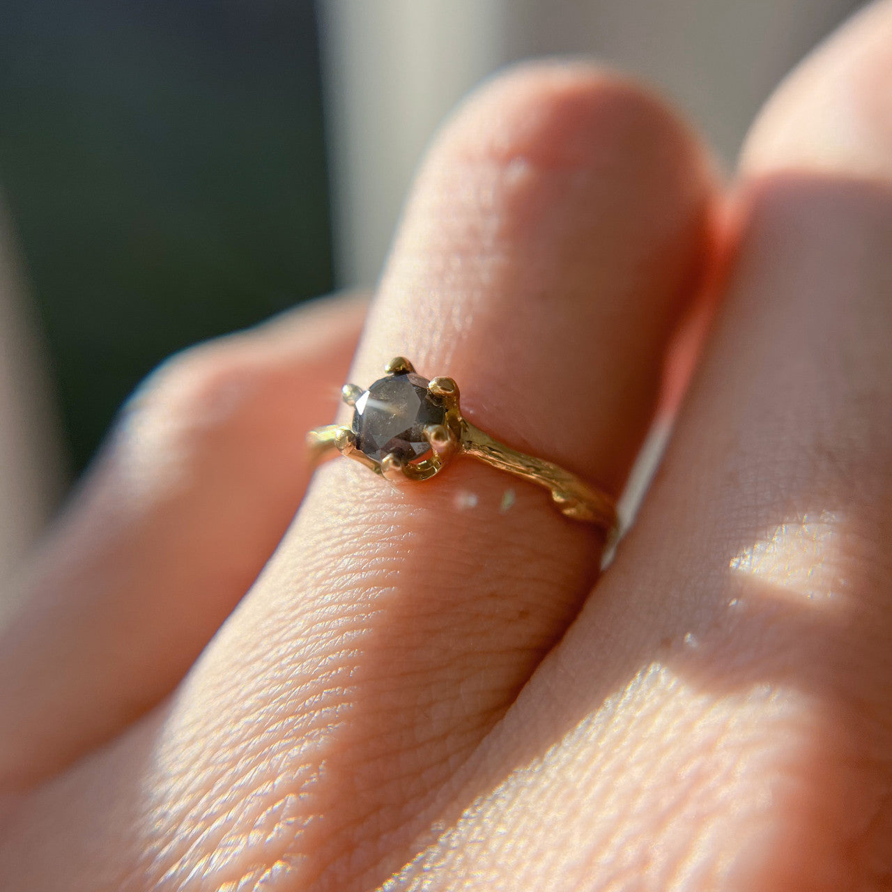 Garland Grey Diamond Solitaire - Ready To Ship