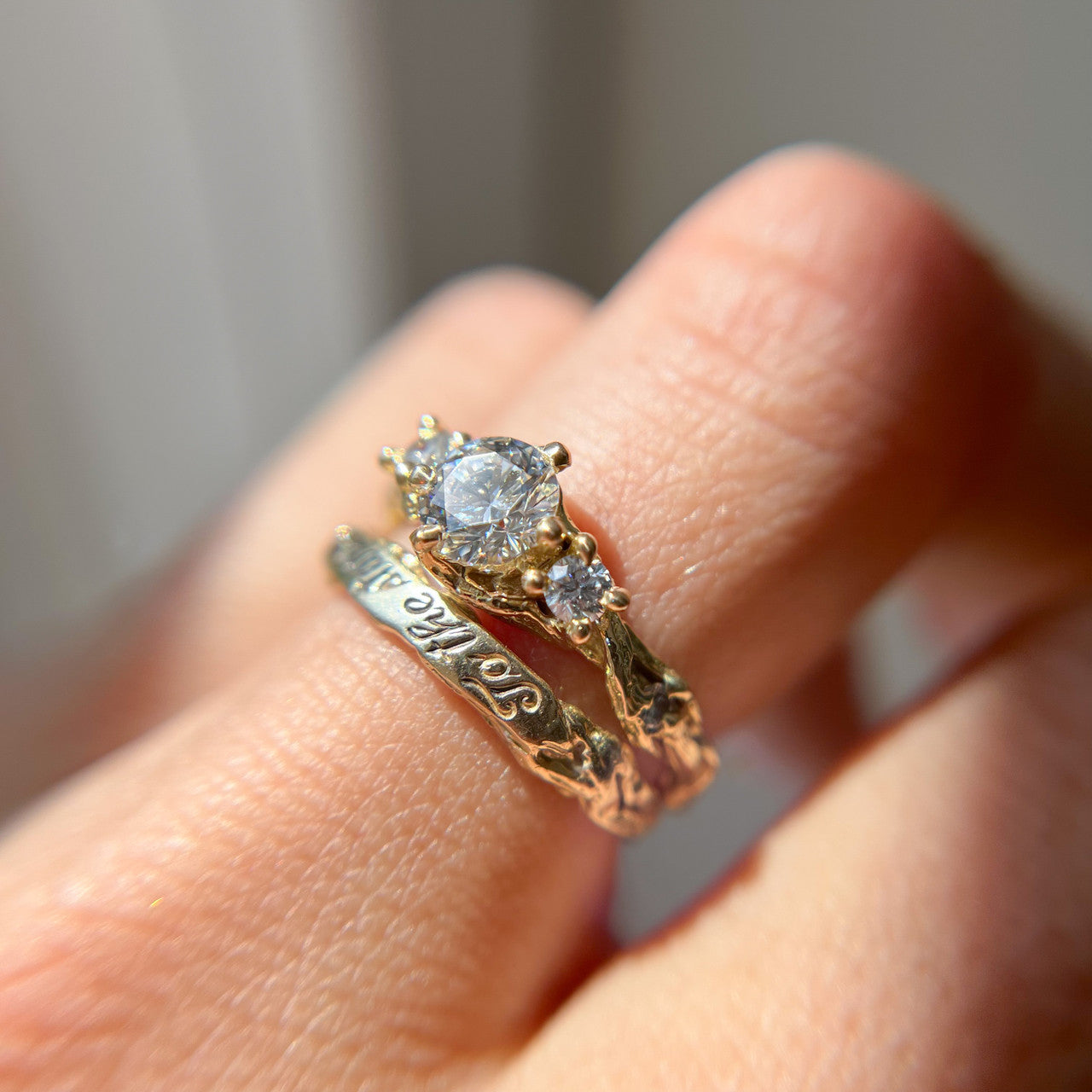 To The Stars Who Listen... Woodland Signet Ring