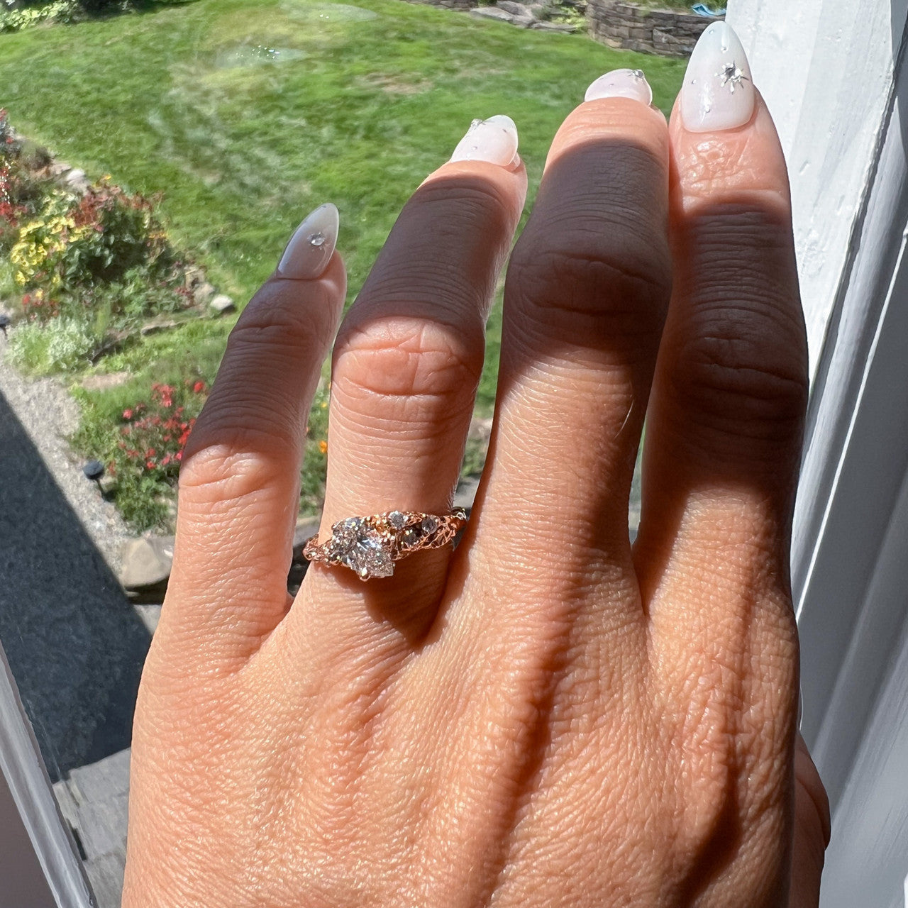 Juniper Diamond Cluster Ring