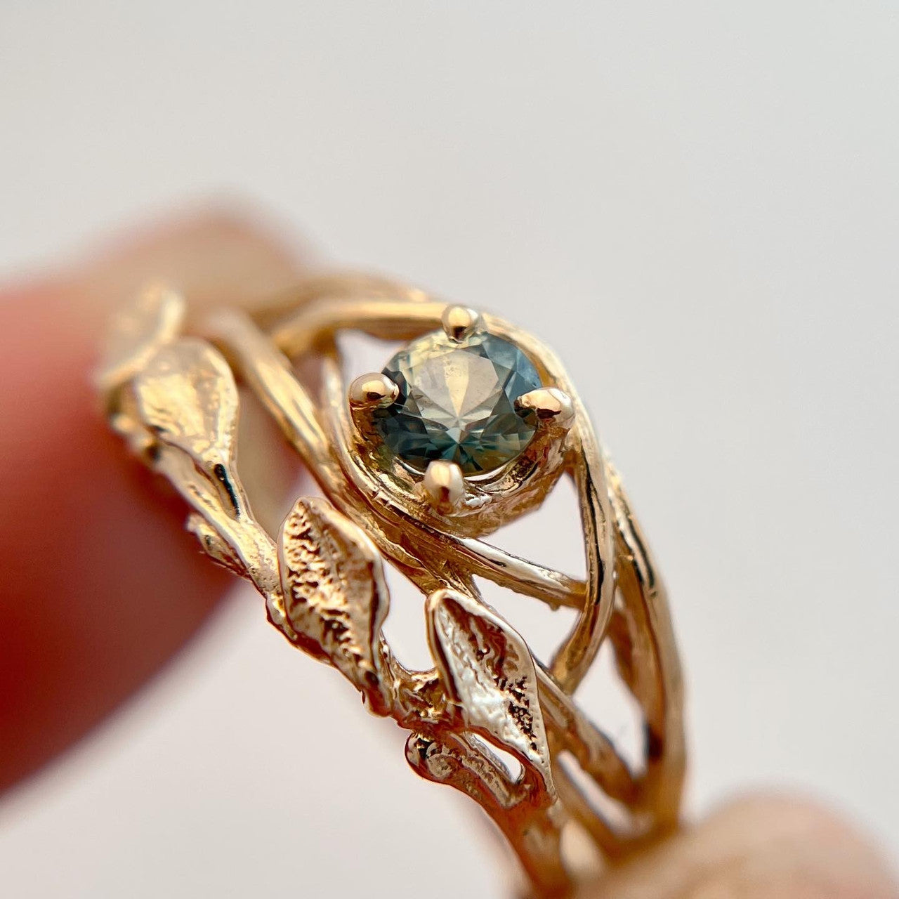 14K yellow gold Flora Ring by Olivia Ewing Jewelry