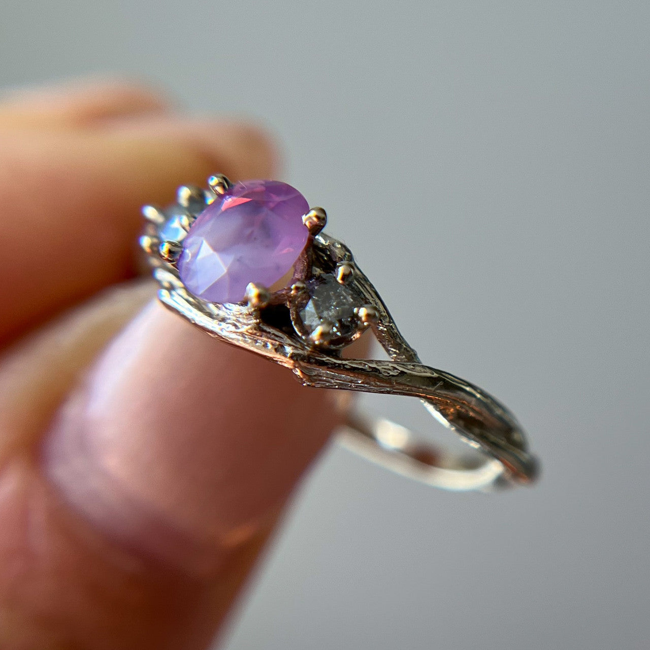 Unity Three Stone Setting