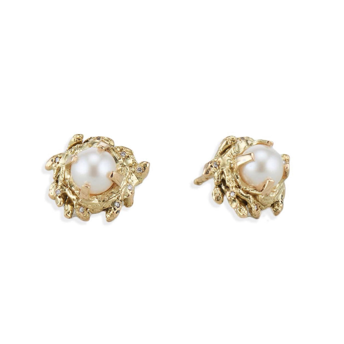 Isla Pearl Earrings by Olivia Ewing Jewelry