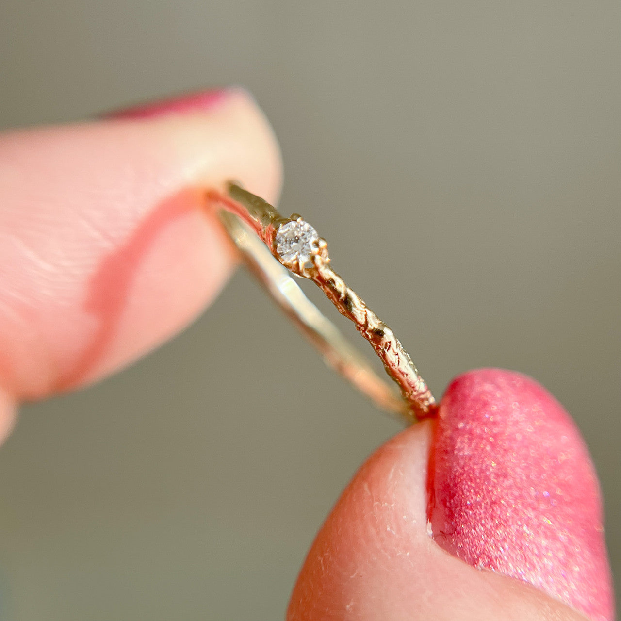 Lila Diamond Solitaire - Ready To Ship