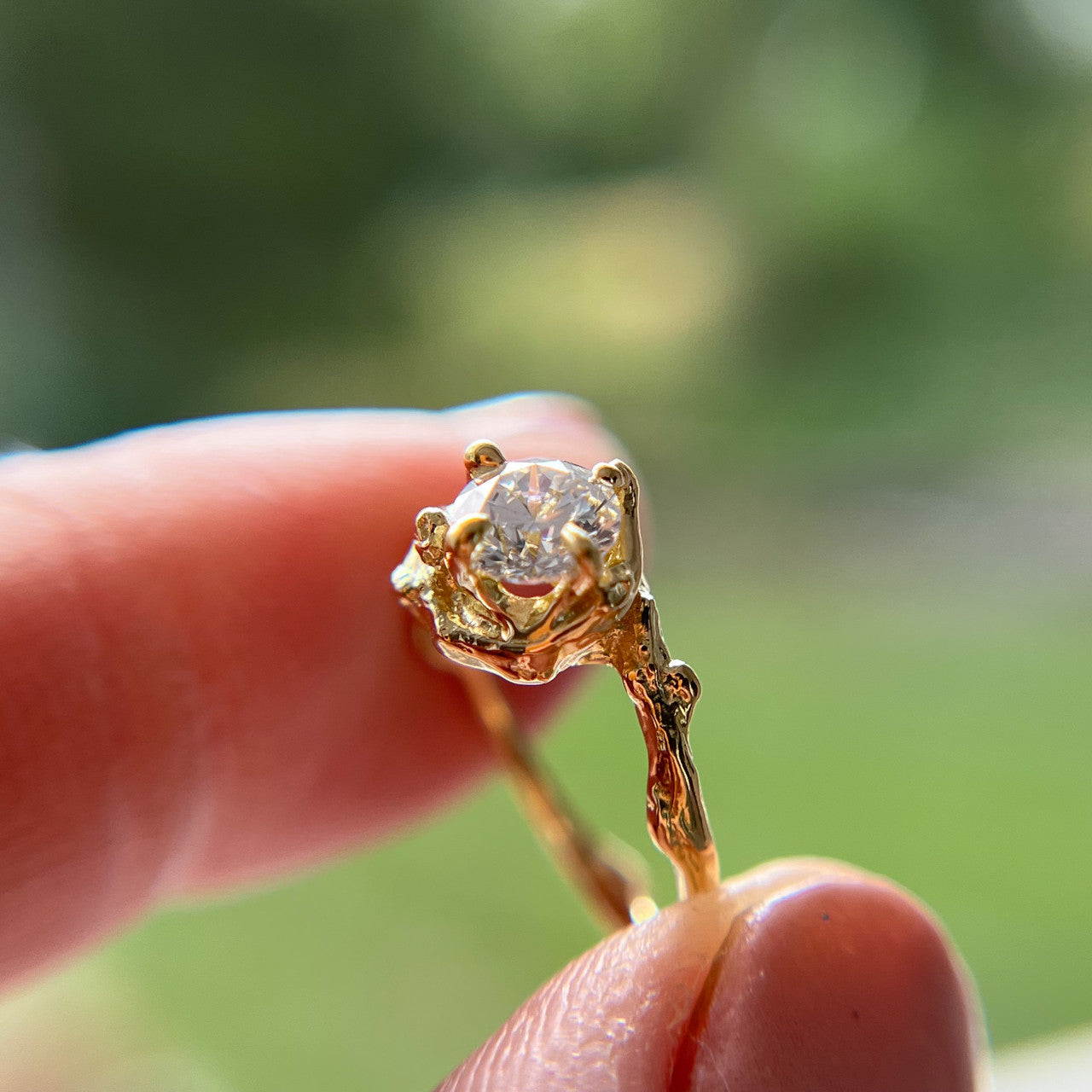 Petite Naples Diamond Solitaire