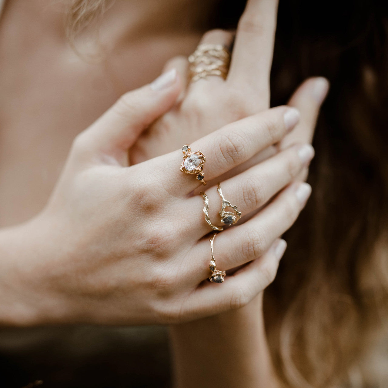 Faylin Contour Ring