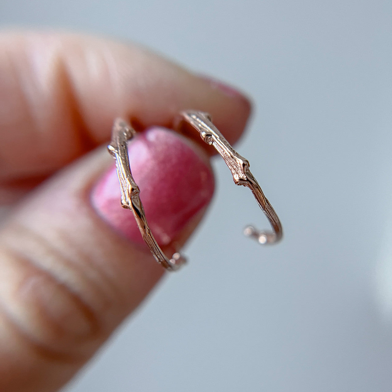 14K Yellow Gold Naples Hoops by Olivia Ewing Jewelry