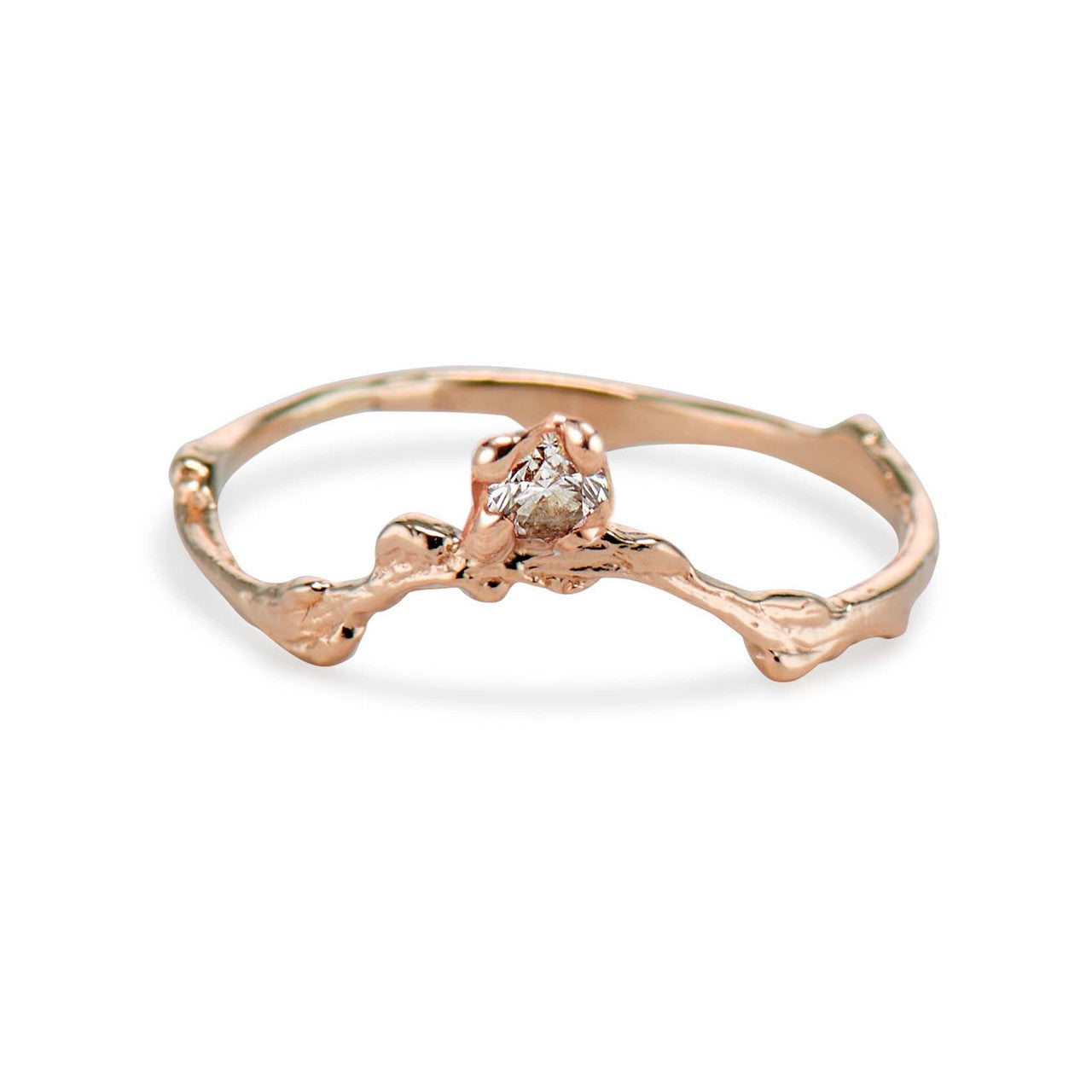 Naples Diamond Crown Contour Ring