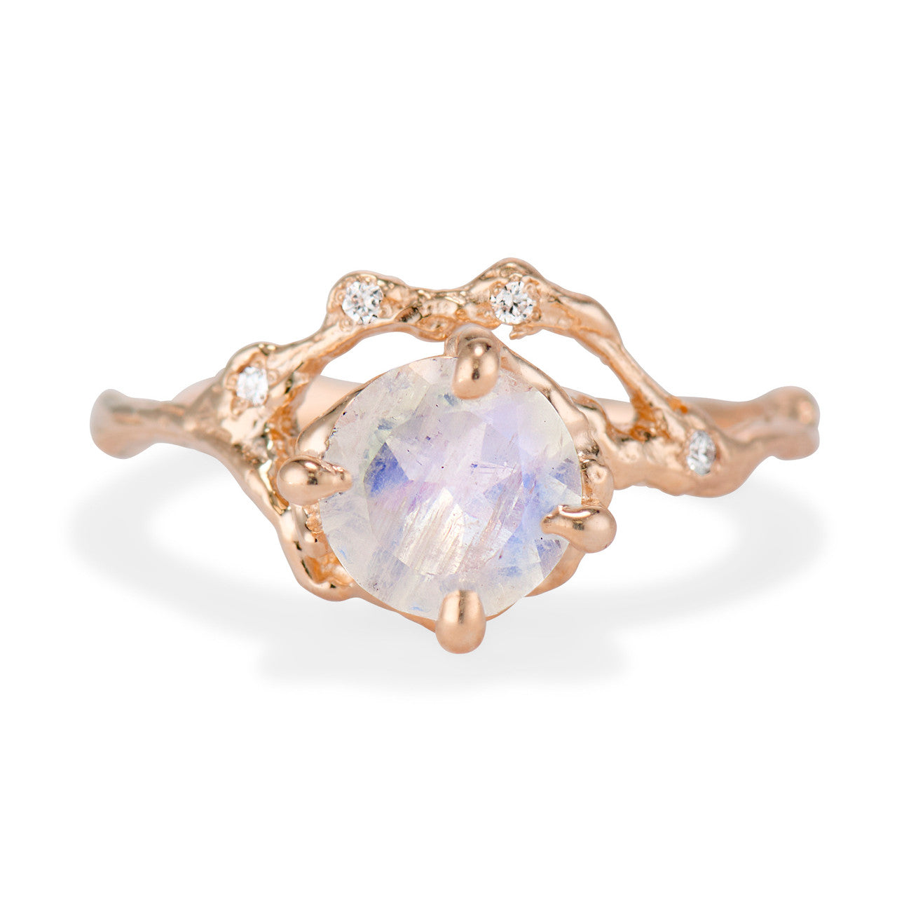 Payments 1-3 Naples Grande Moonstone Half Halo Ring