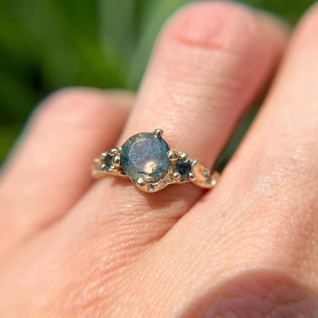 Woodland Three Stone Setting