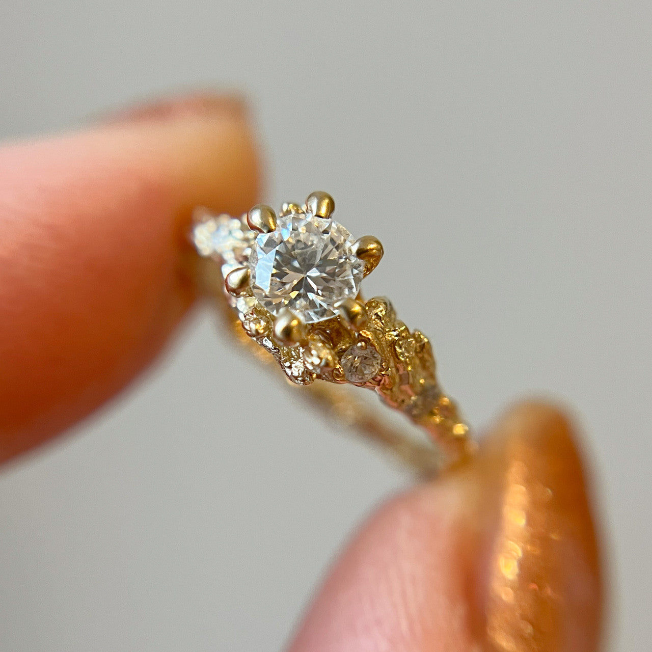 Juniper Diamond Solitaire Ring