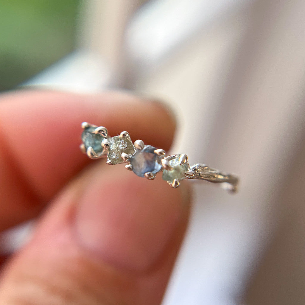 Garland Four Stone Ring -  Ready To Ship