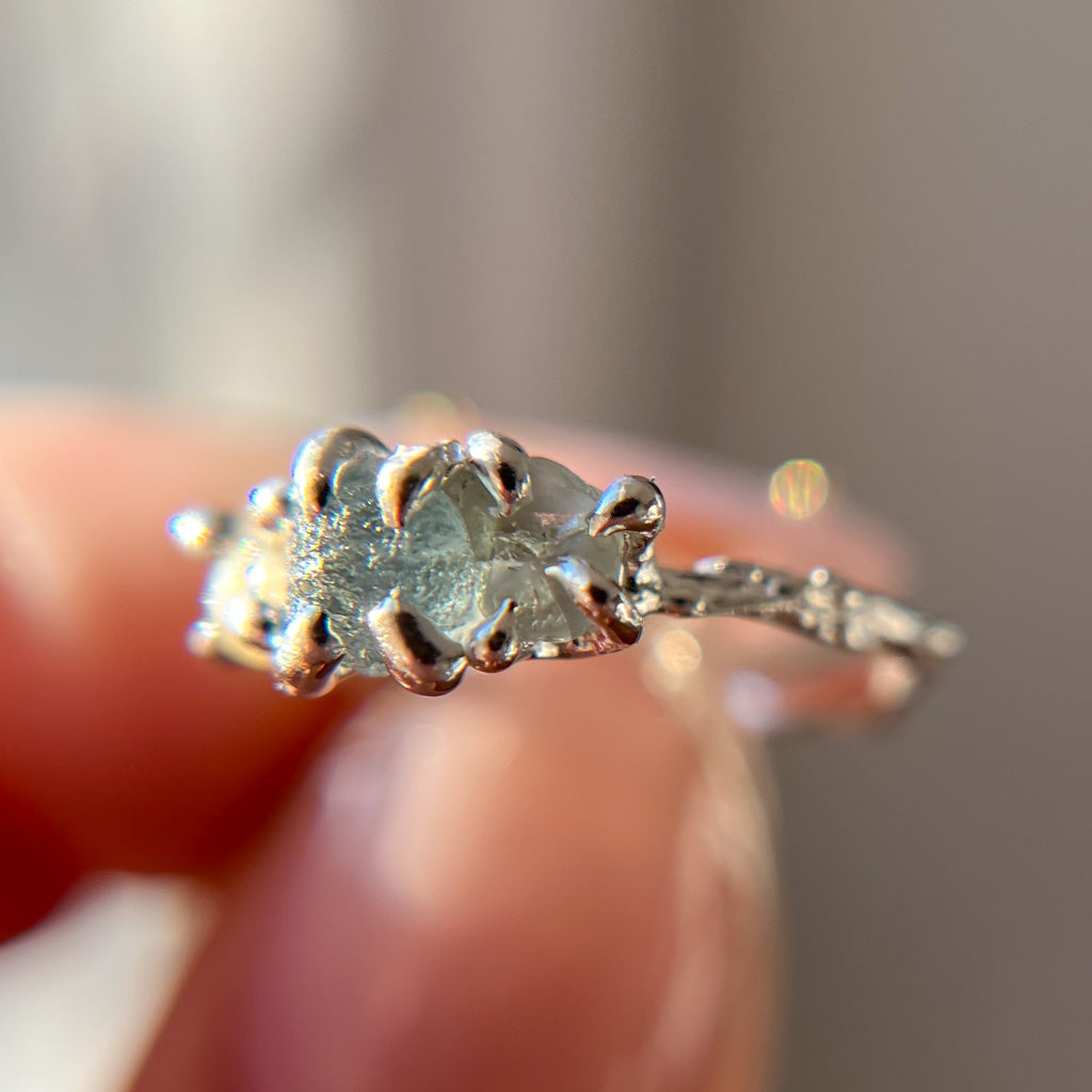 Naples Montana Sapphire Three Stone