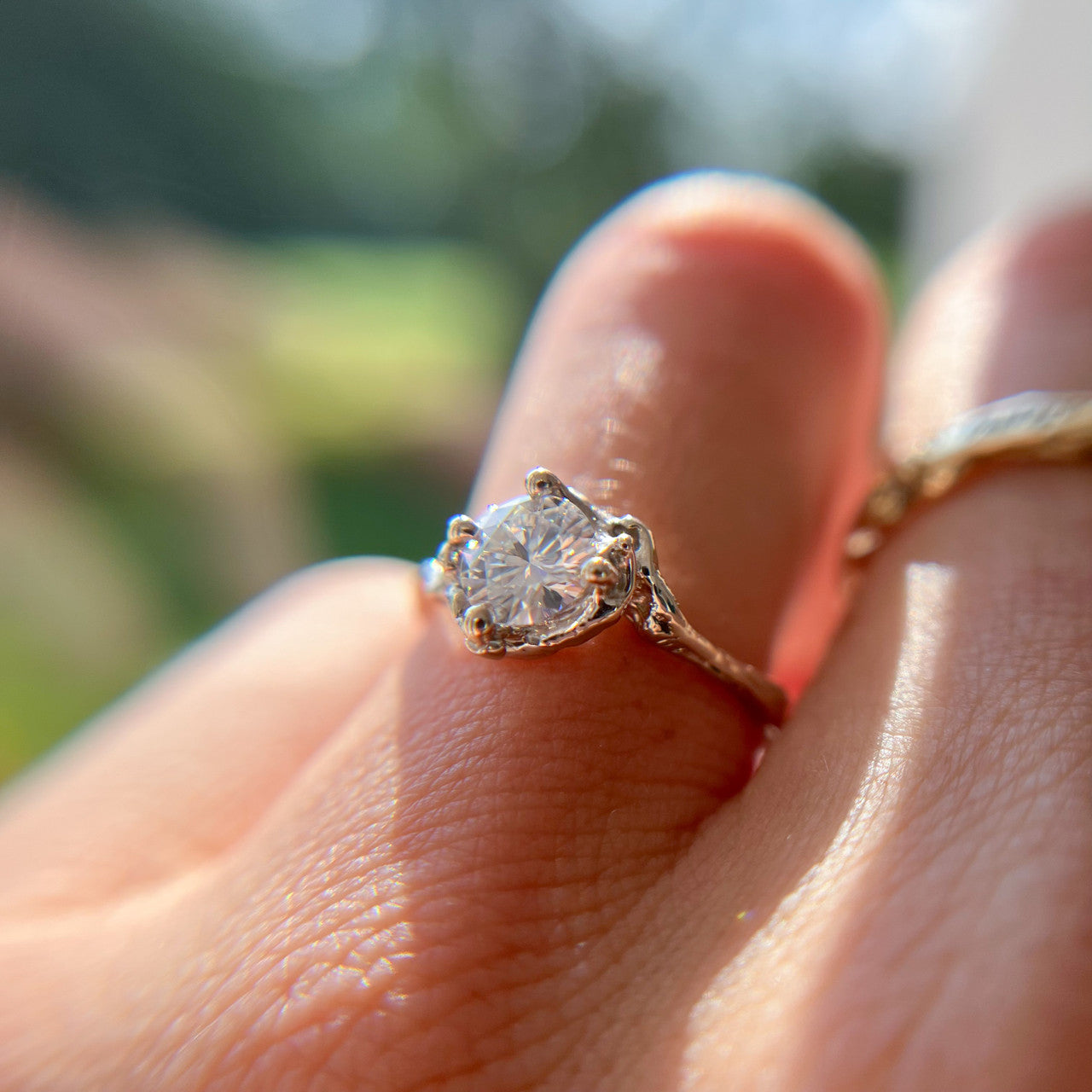 Demi Naples Diamond Solitaire Ring