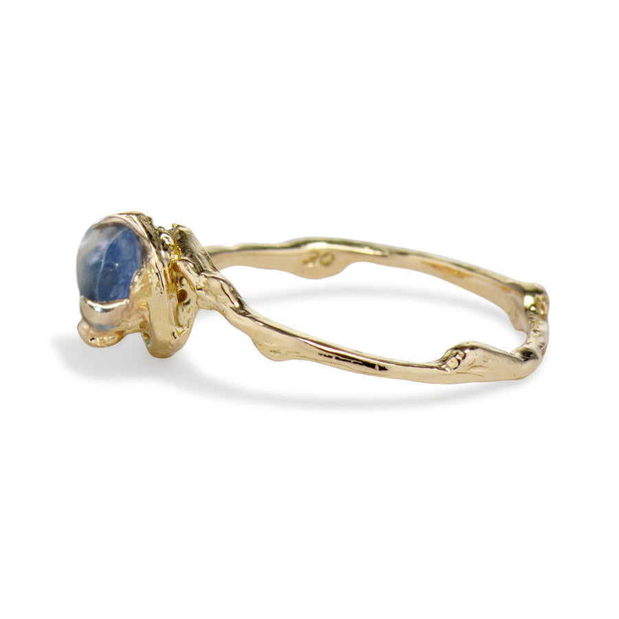 Nature inspired rings and rough cut gemstone rings by Olivia Ewing Jewelry