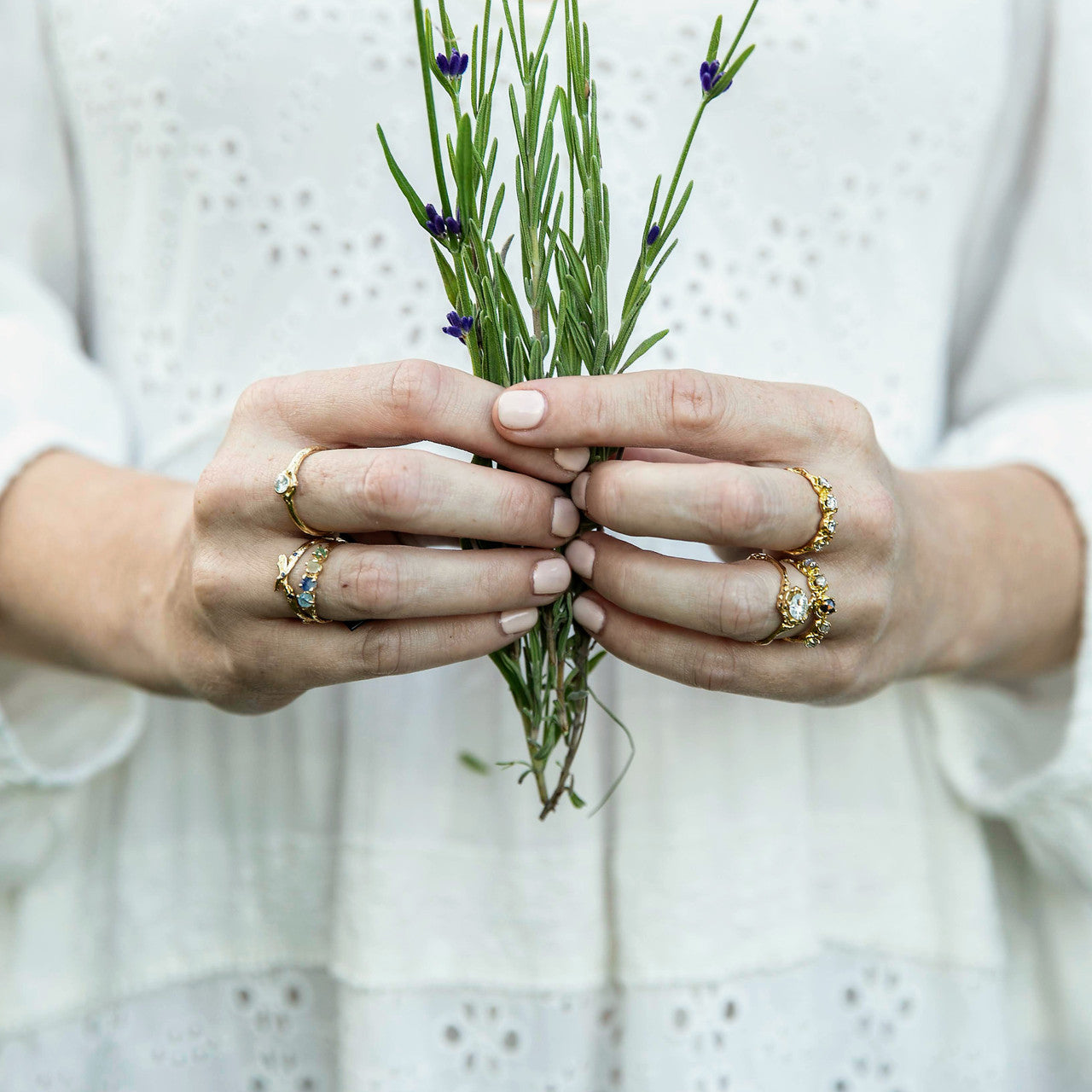 Bluebell Contour Ring
