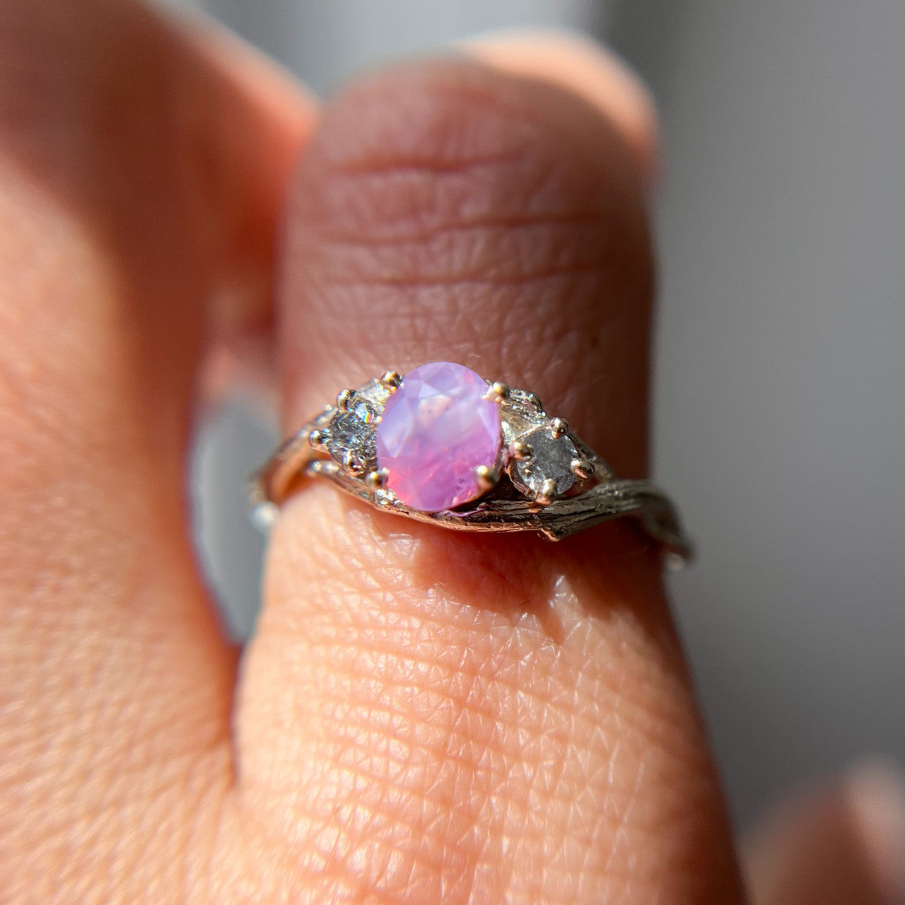 Unity Three Stone Setting