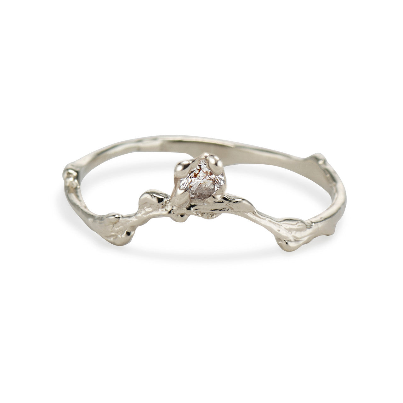 Naples Diamond Crown Contour Ring