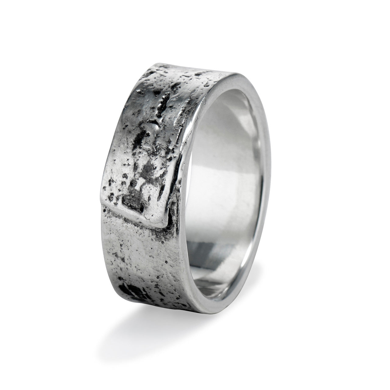 Silver Wide Monhegan Ring