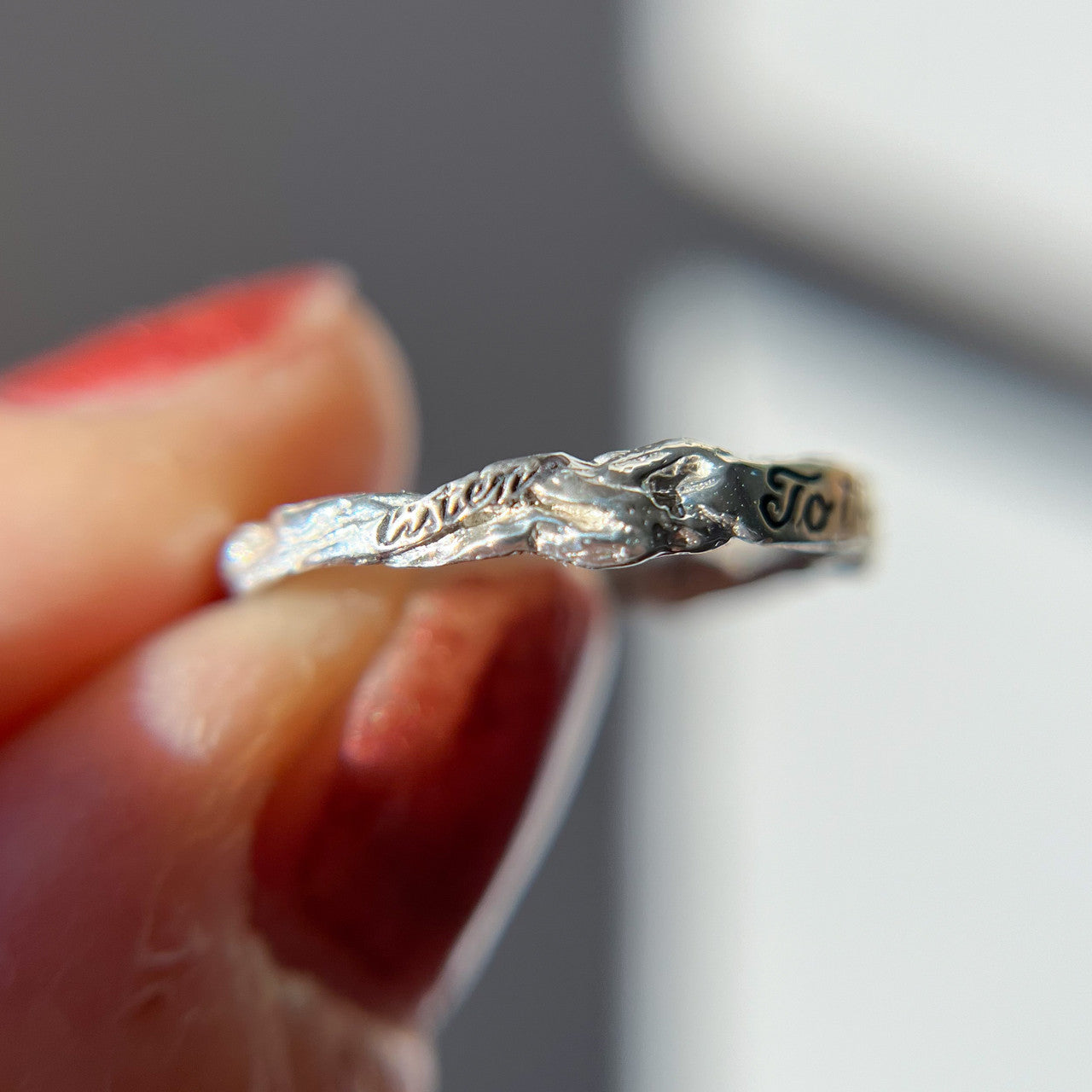 To The Stars Who Listen... Woodland Signet Ring